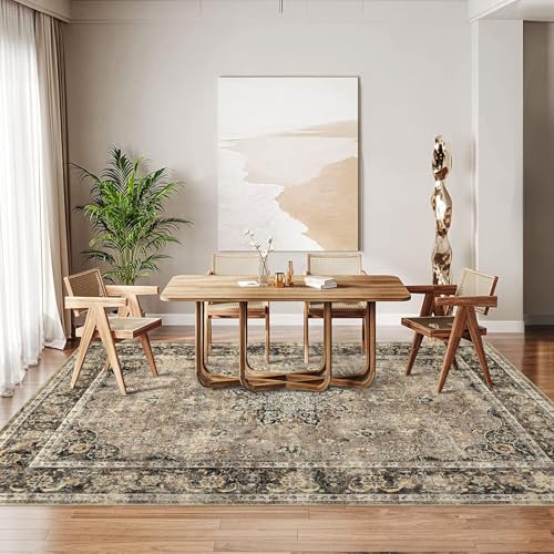 MODIURBAN Teppich Wohnzimmer 120x170cm Kamel Vintage Teppich Wohnzimmerteppich Schlafzimmerteppich Waschbarerteppich Rutschfester Teppiche für Küche, Flur, Esszimmer MODIURBAN Teppich Wohnzimmer 120x170cm Kamel Vintage Teppich Wohnzimmerteppich Schlafzimmerteppich Waschbarerteppich Rutschfester Teppiche für Küche, Flur, Esszimmer von MODIURBAN