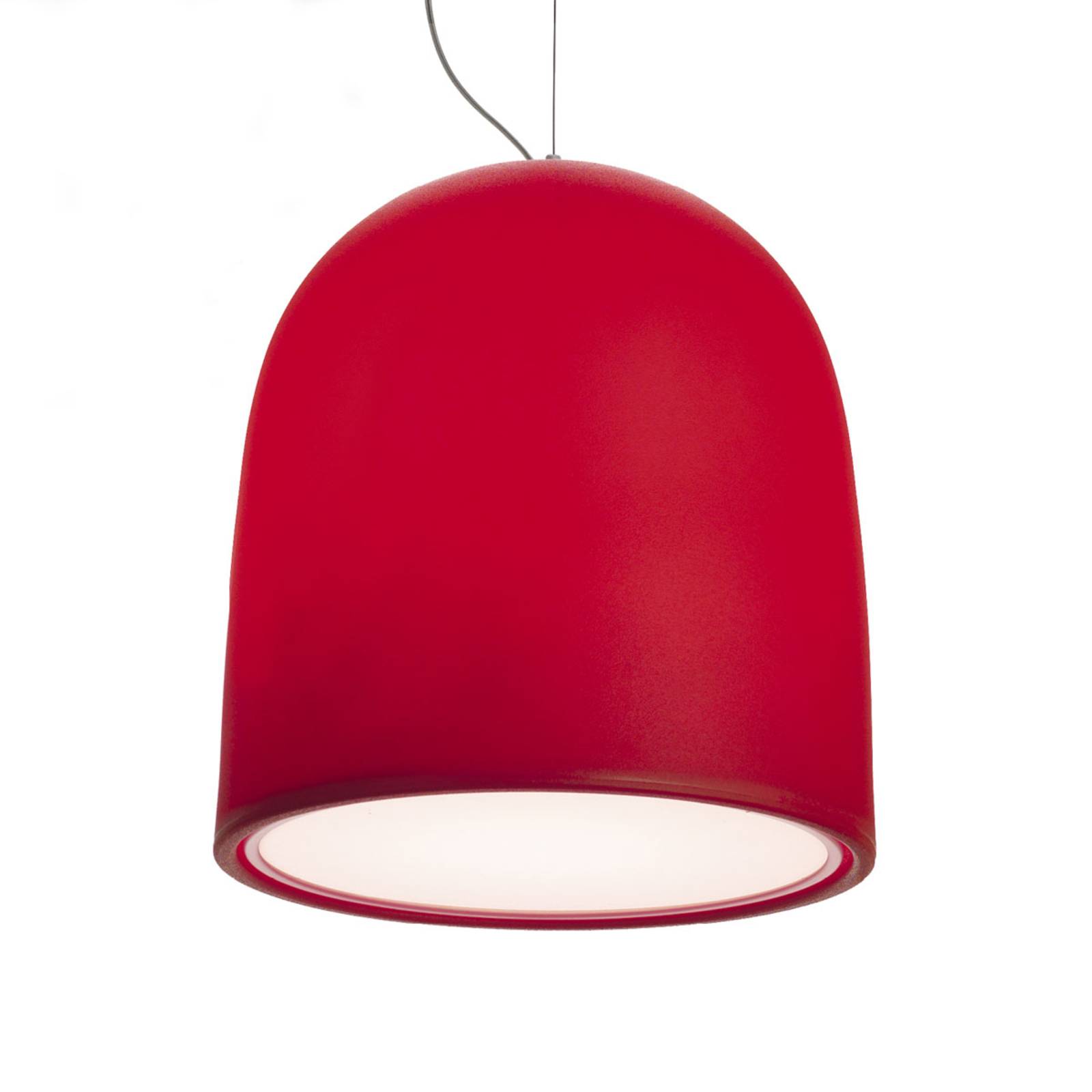 Modo Luce Campanone Pendellampe Ø 51 cm rot von Modo Luce