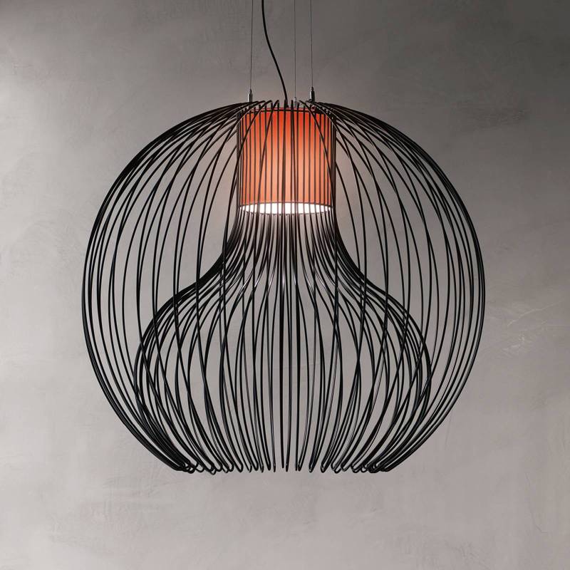 Modo Luce Icaro Ball Hängelampe Ø 50 cm schwarz von Modo Luce