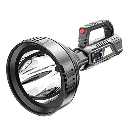 USB-Lade-Taschenlampe Outdoor-LED-Taschenlampe Eingebauter Akku 500M Beleuchtungsreichweite Ultrahelle Grifflampe Großes Cup-Design von MODOAO