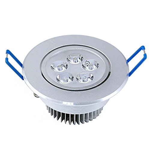 modoao 5 W LED Deckenleuchte Einbauleuchte mit LED-Treiber, AC85–265 V, nicht dimmbar, Retrofit LED Beleuchtungen, Einbaustrahler Lampe Cool Warm Weiß 5.00 W, 265.0 voltsV modoao 5 W LED Deckenleuchte Einbauleuchte mit LED-Treiber, AC85–265 V, nicht dimmbar, Retrofit LED Beleuchtungen, Einbaustrahler Lampe Cool Warm Weiß 5.00 W, 265.0 voltsV von MODOAO