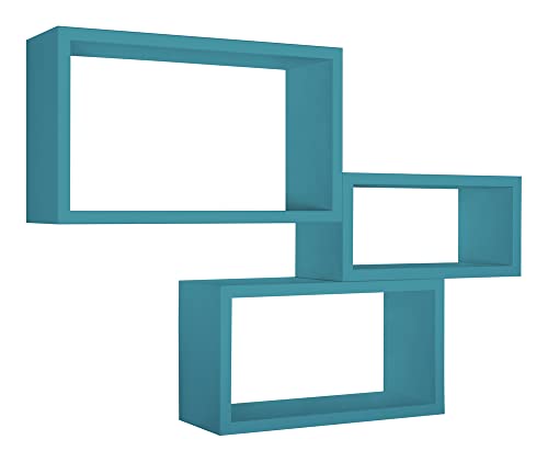 MODULARREDO | TRITTICO 3er Set Wandregal, 45 x 27 cm, Atollblau MODULARREDO | TRITTICO 3er Set Wandregal, 45 x 27 cm, Atollblau von MODULARREDO
