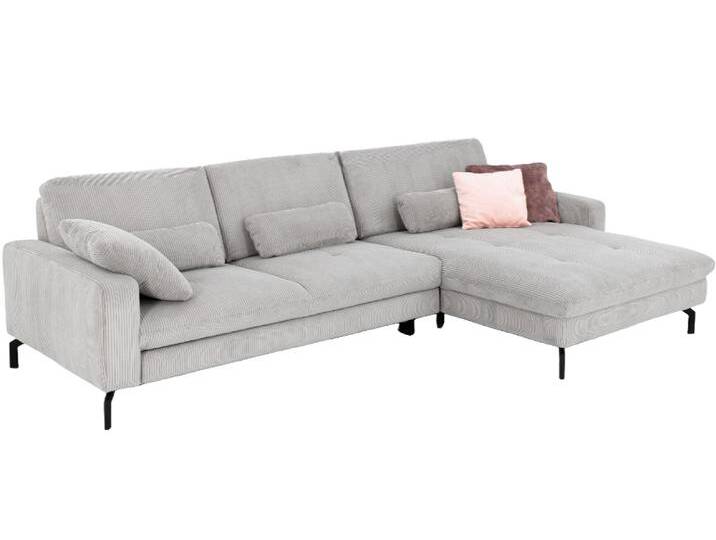 Modulmaster Ecksofa 1154 Cord Grau mit Funktionen von MODULMASTER