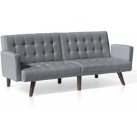 Eliodoro 3-Sitzer-Liegesofa in erhöhtem Stoff - Grau von MODUS SOFÀ