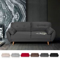 Fortaleza Schlafsofa Nordisches Design Schlafcouch Clic Clac 3-Sitzer aus Stoff - Dunkel Grau Fortaleza Schlafsofa Nordisches Design Schlafcouch Clic Clac 3-Sitzer aus Stoff - Dunkel Grau von MODUS SOFÀ