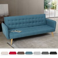 Malibu 3-Sitzer Clic Clac Schlafsofa im nordischen Design - Blau Malibu 3-Sitzer Clic Clac Schlafsofa im nordischen Design - Blau von MODUS SOFÀ