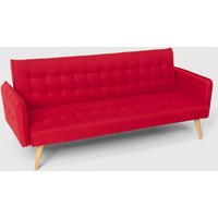 Malibu 3-Sitzer Clic Clac Schlafsofa im nordischen Design - Rot Malibu 3-Sitzer Clic Clac Schlafsofa im nordischen Design - Rot von MODUS SOFÀ