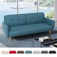Merida Schlafsofa im Nordischen Design Schlafcouch Clic Clac 3-Sitzer aus Stoff - Blau Merida Schlafsofa im Nordischen Design Schlafcouch Clic Clac 3-Sitzer aus Stoff - Blau von MODUS SOFÀ
