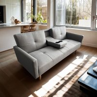 Schlafsofa 2-Sitzer nordischer Stil mit Armlehne Getränkehalter Donum von MODUS SOFÀ