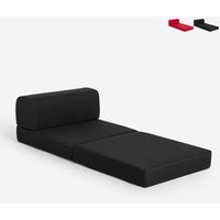 Sesselbett klappbar platzsparend 2in1 aus Stoff Betty - Schwarz Sesselbett klappbar platzsparend 2in1 aus Stoff Betty - Schwarz von MODUS SOFÀ