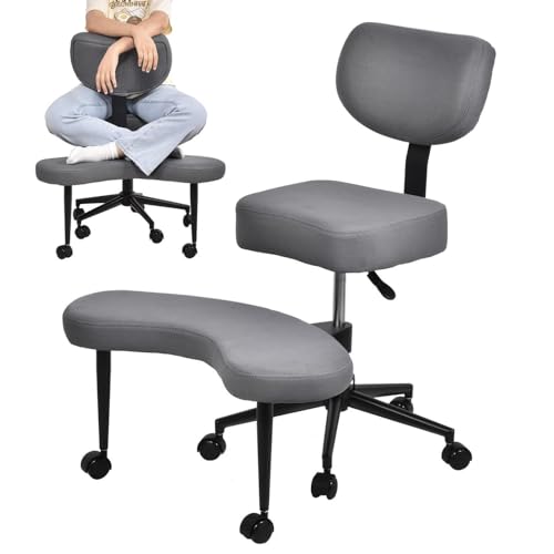 MODVOKE Meditationsfanatiker, Crosses Legged Chair with Wheels, Yogastuhl ADHD Stuhl Mit Lendenwirbelstütze Und Verstellbarem Neigungswinkel, 47–59cm Einstellbare Höhe for Home and Offices MODVOKE Meditationsfanatiker, Crosses Legged Chair with Wheels, Yogastuhl ADHD Stuhl Mit Lendenwirbelstütze Und Verstellbarem Neigungswinkel, 47–59cm Einstellbare Höhe for Home and Offices von MODVOKE