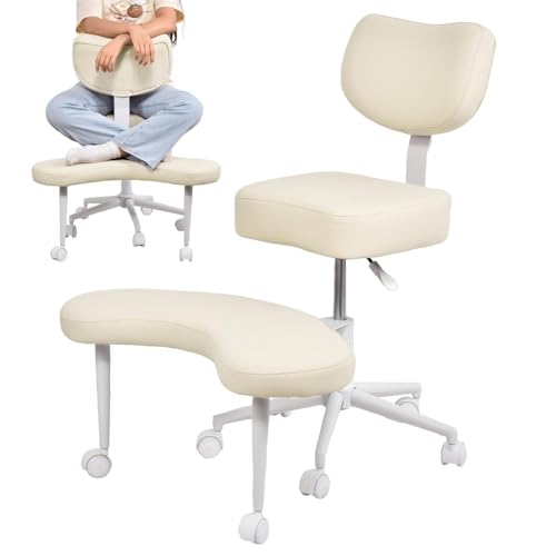 MODVOKE Meditationsfanatiker, Crosses Legged Chair with Wheels, Yogastuhl ADHD Stuhl Mit Lendenwirbelstütze Und Verstellbarem Neigungswinkel, 47–59cm Einstellbare Höhe for Home and Offices MODVOKE Meditationsfanatiker, Crosses Legged Chair with Wheels, Yogastuhl ADHD Stuhl Mit Lendenwirbelstütze Und Verstellbarem Neigungswinkel, 47–59cm Einstellbare Höhe for Home and Offices von MODVOKE