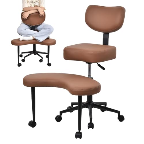 MODVOKE Meditationsfanatiker, Crosses Legged Chair with Wheels, Yogastuhl ADHD Stuhl Mit Lendenwirbelstütze Und Verstellbarem Neigungswinkel, 47–59cm Einstellbare Höhe for Home and Offices MODVOKE Meditationsfanatiker, Crosses Legged Chair with Wheels, Yogastuhl ADHD Stuhl Mit Lendenwirbelstütze Und Verstellbarem Neigungswinkel, 47–59cm Einstellbare Höhe for Home and Offices von MODVOKE