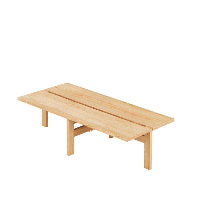 MOEBE - Rectangular Coffee Table - niedriger Couchtisch aus Eichenholz von MOEBE