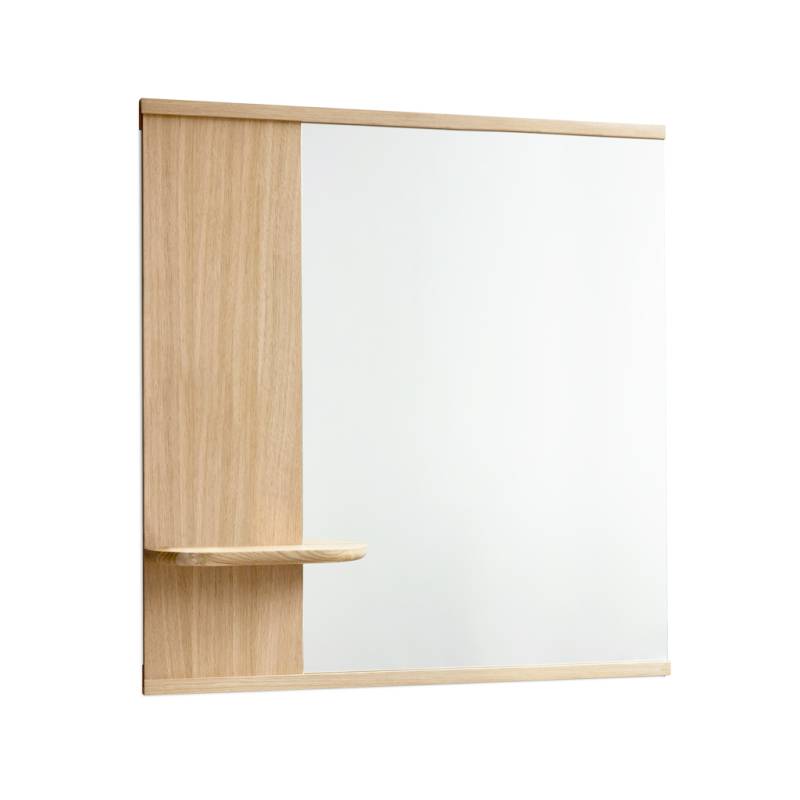 Moebe - Mirror with a Shelf - moderner Wandspiegel mit Holzregal von MOEBE