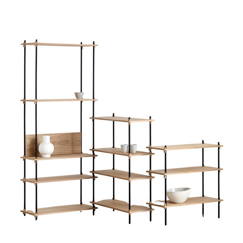 Moebe - Shelving System - flexibel gestaltbares Stufenregal aus Holz von MOEBE