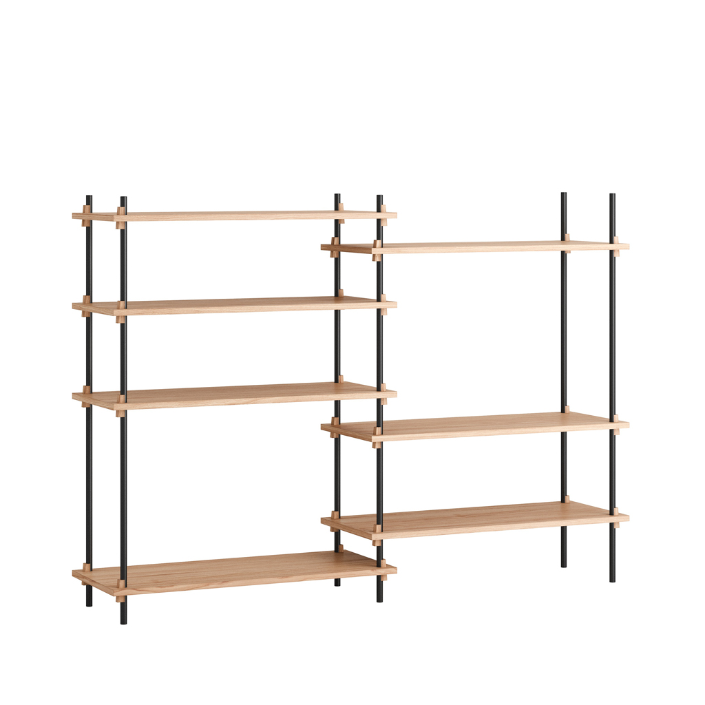 Moebe - Shelving System - modulares Regal und Raumteiler aus Holz von MOEBE