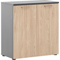 MÖBELPARTNER Aktenschrank 1500, 150475 anthrazit, eiche hell 1 Fachboden 80,2 x 41,0 x 84,0 cm von MÖBELPARTNER