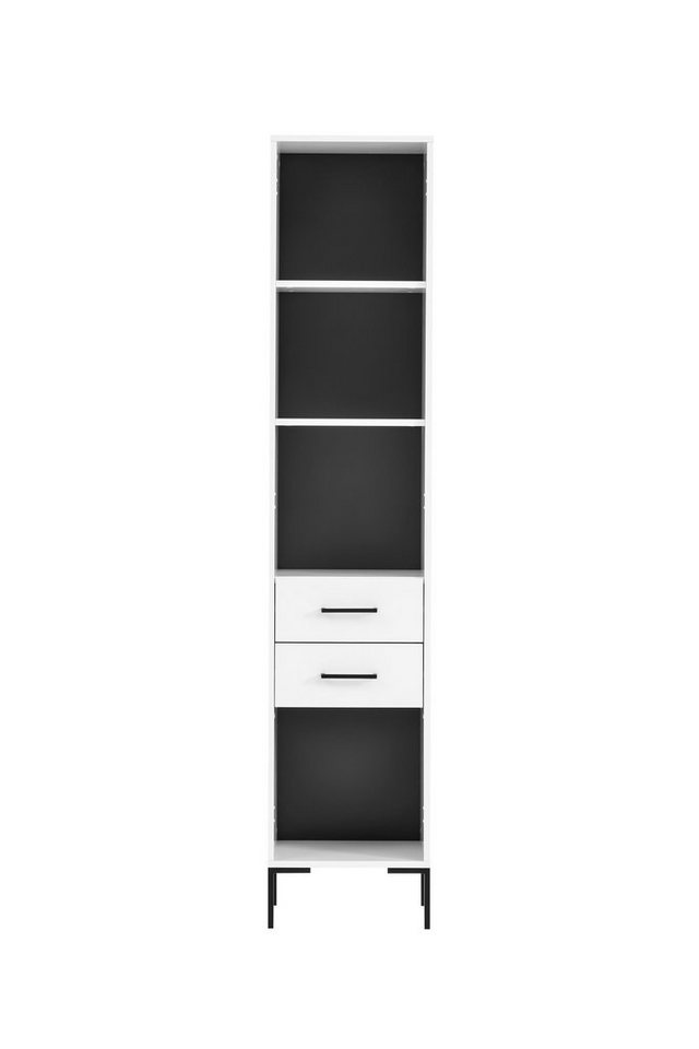 MÖBELPARTNER Aktenschrank Hochschrank Panda, HxBxT 195x40x40 cm, Weiß von MÖBELPARTNER