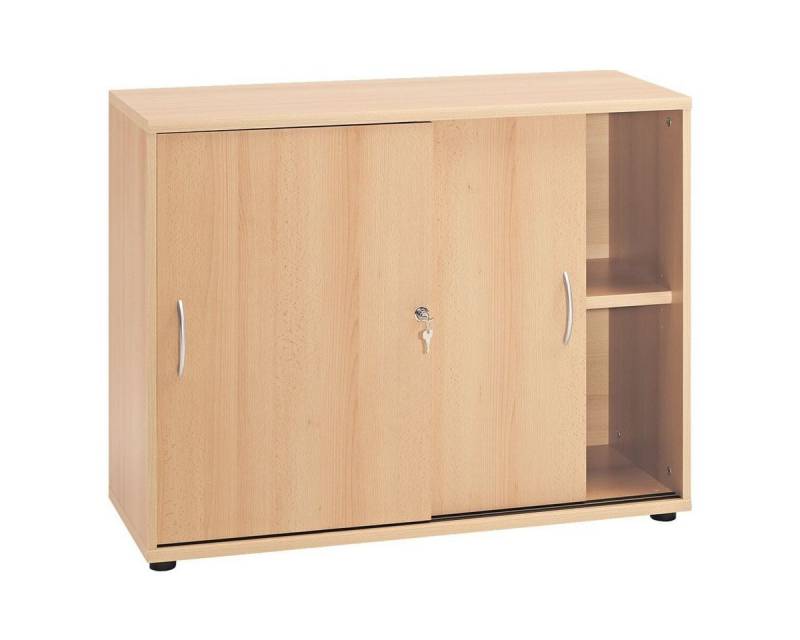 MÖBELPARTNER Schiebetürenschrank Smileline V mit Kunststoffgriffen, stapelbar von MÖBELPARTNER