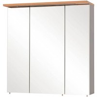MÖBELPARTNER Spiegelschrank Jelda 148838 platingrau, eiche-landhaus 70,5 x 23,7 x 72,3 cm MÖBELPARTNER Spiegelschrank Jelda 148838 platingrau, eiche-landhaus 70,5 x 23,7 x 72,3 cm von MÖBELPARTNER