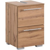 MÖBELPARTNER Waschbeckenunterschrank Carlos 148584 eiche landhaus 40,2 x 35,0 x 59,1 cm von MÖBELPARTNER