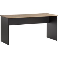 Möbelpartner - Schreibtisch Raven HxBxT 74x150x65cm Eiche/Schwarz - Schwarz von MÖBELPARTNER