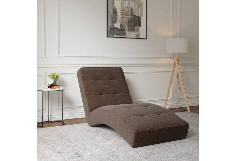 MOEBLO Chaiselongue Livano, – Sitz- und Liegesessel Sofa elegantes Liegesofa Ruheliege Relaxliege Liegesessel 1-Sitzer, für Wohnzimmer und Relax-Bereiche (BxHxT): 73x79x170 cm von MOEBLO