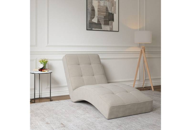 MOEBLO Chaiselongue Livano, – Sitz- und Liegesessel Sofa elegantes Liegesofa Ruheliege Relaxliege Liegesessel 1-Sitzer, für Wohnzimmer und Relax-Bereiche (BxHxT): 73x79x170 cm von MOEBLO