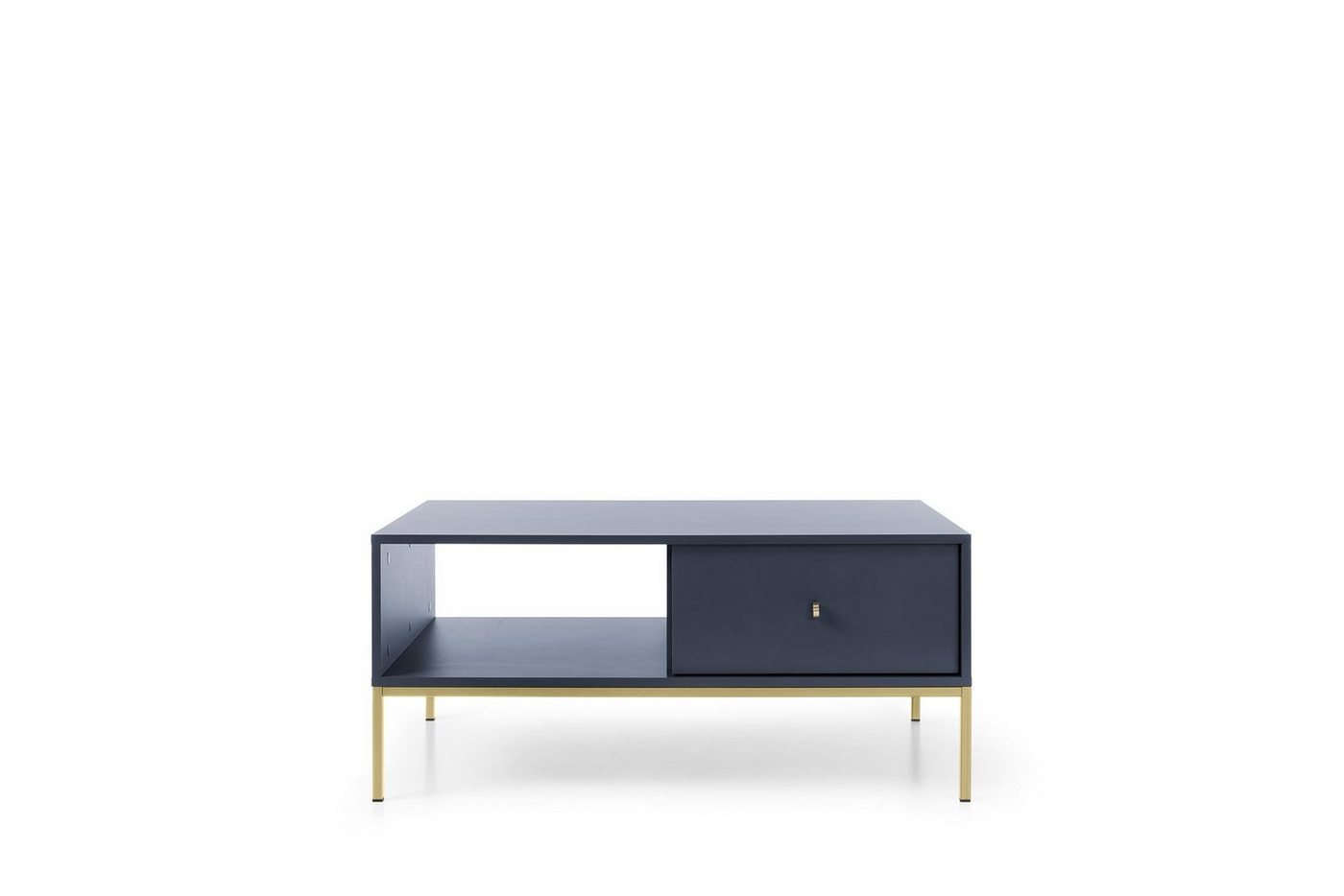 MOEBLO Couchtisch Melody X (Couchtisch Kaffeetisch Wohnzimmertisch Sofatisch Goldene Griffe, Beistelltisch, Sofatisch, Coffee table), (BxTxH): 104x68x46 cm von MOEBLO