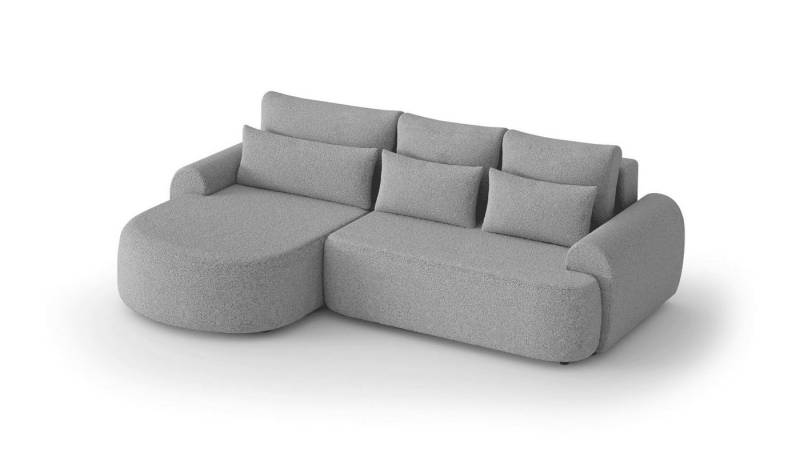 MOEBLO Ecksofa AVENZO, Rundsofa, Schlaffunktion und modernes Design Polster mit Rundungen, Ottoman wahlweise links- oder rechtsseitig montierbar, Eckcouch Wohnlandschaft Sofa mit Ottomane Eckgarnitur Polsterecke, -(BxHxT):266x87x170 cm MOEBLO Ecksofa AVENZO, Rundsofa, Schlaffunktion und modernes Design Polster mit Rundungen, Ottoman wahlweise links- oder rechtsseitig montierbar, Eckcouch Wohnlandschaft Sofa mit Ottomane Eckgarnitur Polsterecke, -(BxHxT):266x87x170 cm von MOEBLO