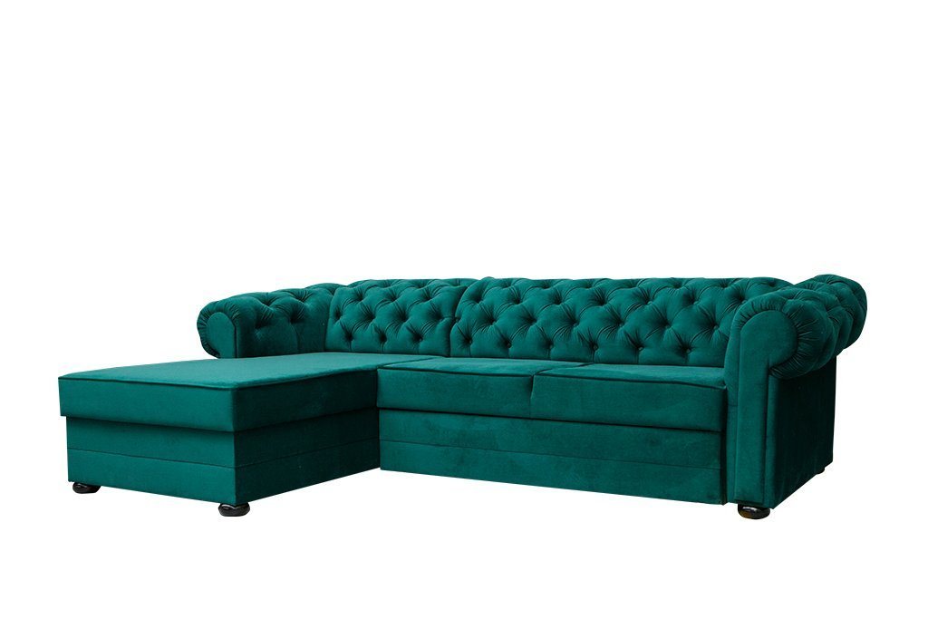 MOEBLO Ecksofa Avia, mit Schlaffunktion mit Bettkasten Eckcouch Wohnlandschaft Sofa mit Ottomane Eckgarnitur Polsterecke, (BxTxH):280x180x81 cm, mit Relaxfunktion von MOEBLO