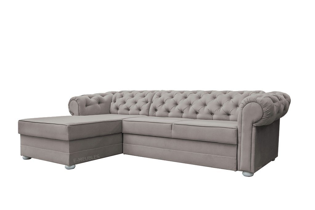 MOEBLO Ecksofa Avia, mit Schlaffunktion mit Bettkasten Eckcouch Wohnlandschaft Sofa mit Ottomane Eckgarnitur Polsterecke, (BxTxH):280x180x81 cm, mit Relaxfunktion von MOEBLO