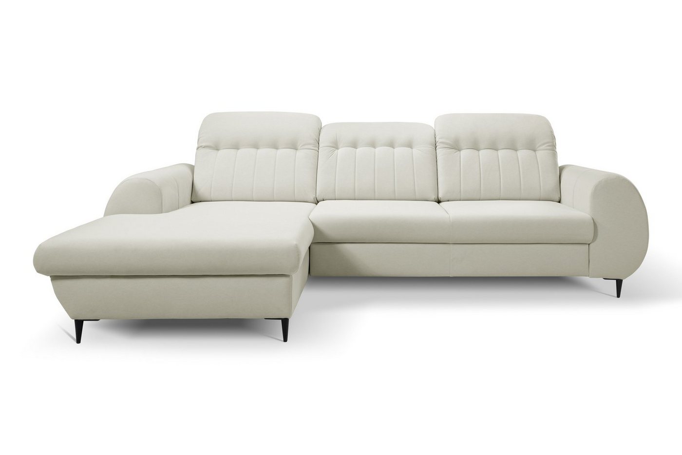 MOEBLO Ecksofa BEEMO, mit Schlaffunktion mit Bettkasten Eckcouch Wohnlandschaft Sofa mit Ottomane Eckgarnitur Polsterecke, (BxHxT):275x90x166 cm, mit Relaxfunktion von MOEBLO