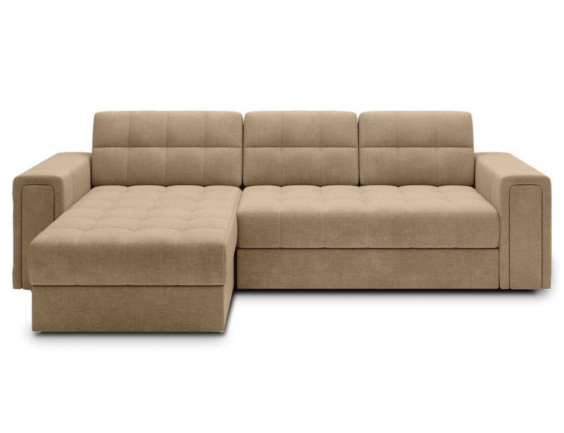 MOEBLO Ecksofa BLENDI, Universell, ausziehbar, mit Bettkasten und modernem Design, Eckcouch Wohnlandschaft Sofa mit Ottomane Eckgarnitur Polsterecke von MOEBLO