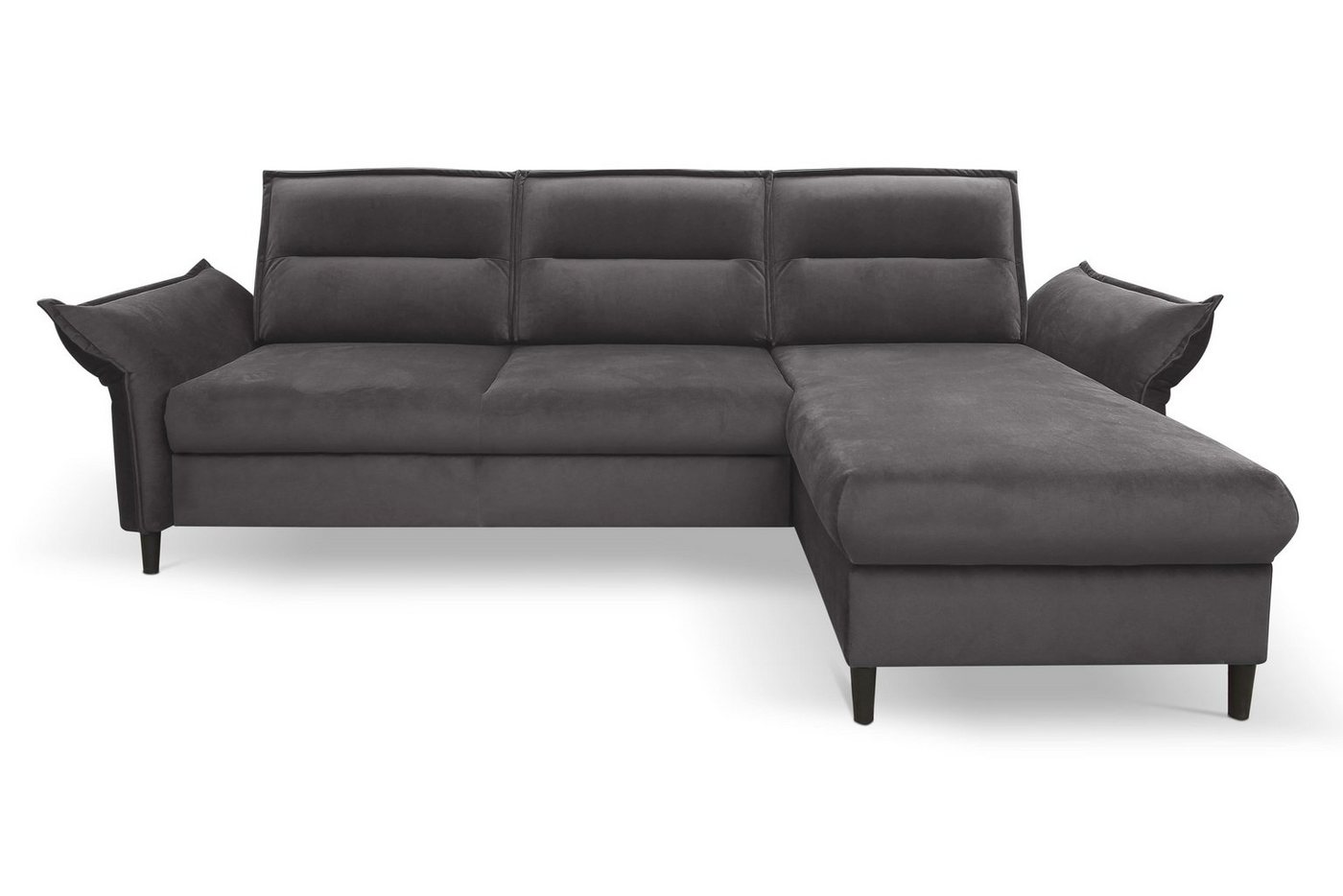 MOEBLO Ecksofa EMILIO, Eckcouch mit Bettfunktion Couch L-Form Polstergarnitur mit verstellbare Armlehnen Wohnlandschaft Polstersofa mit Ottomane Couchgranitur Sofa, mit Schlaffunktion und Bettkasten, - (BxHxT): 272x88x167 cm von MOEBLO