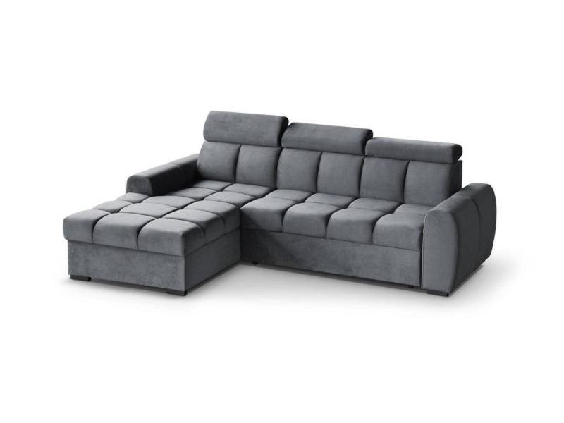 MOEBLO Ecksofa LINOS L, Verstellbaren Kopfstützen Eckcouch Wohnlandschaft Sofa mit Ottomane Eckgarnitur Polsterecke, (BxHxT): 267x88x175 cm MOEBLO Ecksofa LINOS L, Verstellbaren Kopfstützen Eckcouch Wohnlandschaft Sofa mit Ottomane Eckgarnitur Polsterecke, (BxHxT): 267x88x175 cm von MOEBLO