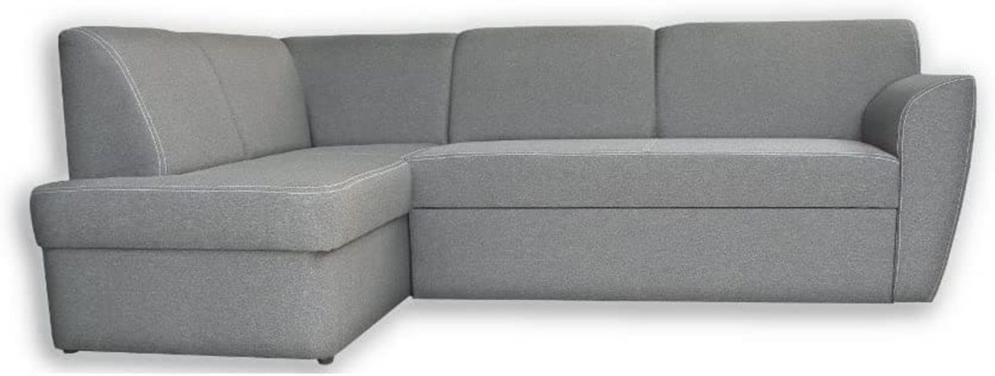 MOEBLO Ecksofa MARGO, Sofa Eckcouch Couch Ottomane L-Form Schlafsofa Polstergarnitur Wohnlandschaft Polsterecke, mit Schlaffunktion und Bettkasten, - (BxHxT): 245x90x155cm von MOEBLO