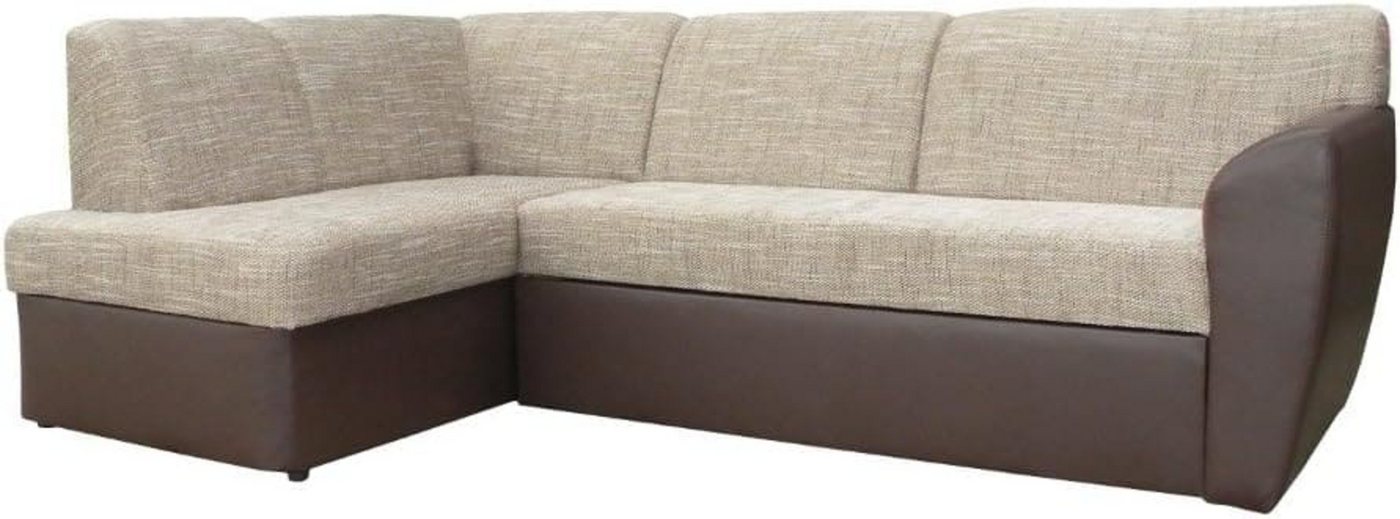MOEBLO Ecksofa MARGO, Sofa Eckcouch Couch Ottomane L-Form Schlafsofa Polstergarnitur Wohnlandschaft Polsterecke, mit Schlaffunktion und Bettkasten, - (BxHxT): 245x90x155cm von MOEBLO