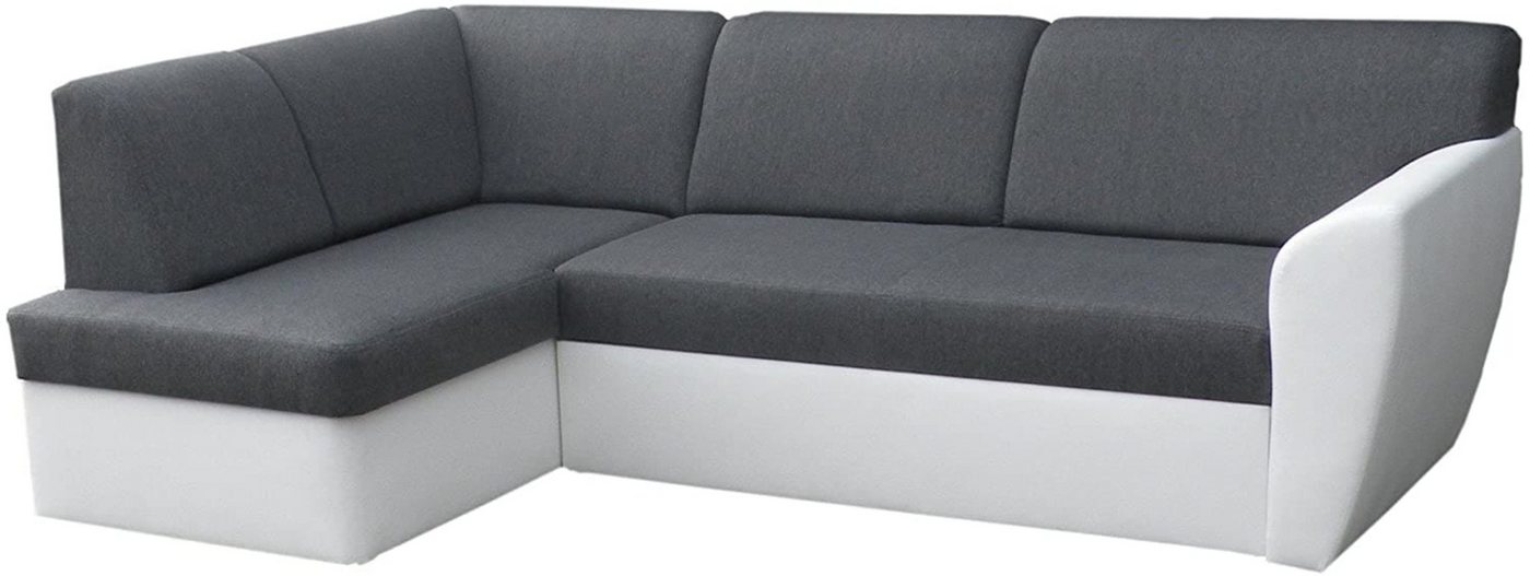 MOEBLO Ecksofa MARGO, Sofa Eckcouch Couch Ottomane L-Form Schlafsofa Polstergarnitur Wohnlandschaft Polsterecke, mit Schlaffunktion und Bettkasten, - (BxHxT): 245x90x155cm von MOEBLO