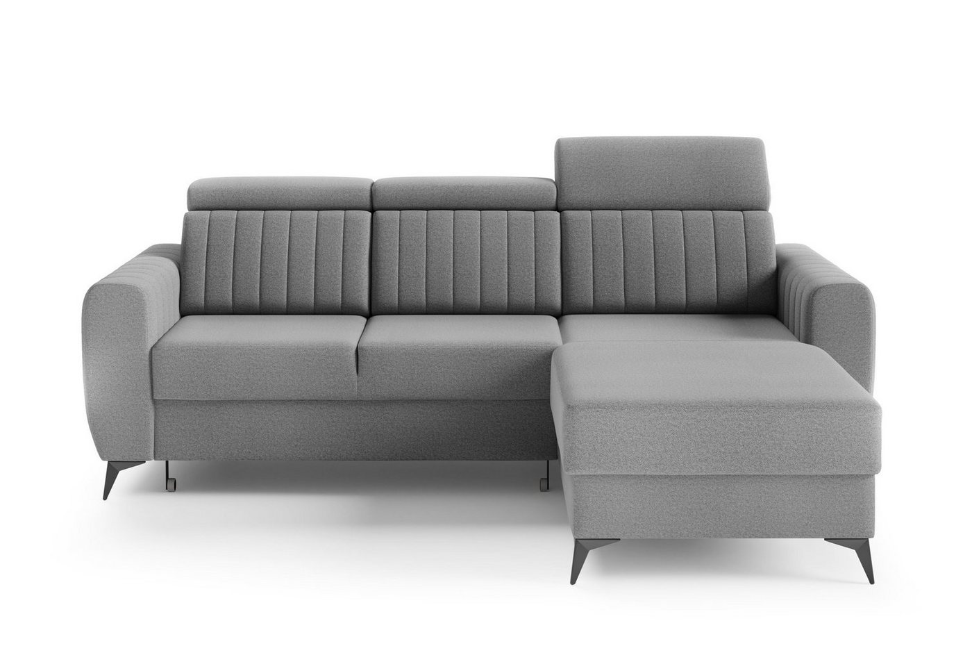 MOEBLO Ecksofa MOSTA I, Couch für Wohnzimmer, Schlafsofa Sofagarnitur Sofa Eckcouch L-Form Wohnlandschaft, Verstellbaren Kopfstützen - (BxHxT): 238x93/109x176 cm, mit Bettkasten und Schlaffunktion von MOEBLO