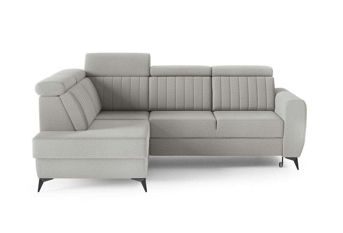 MOEBLO Ecksofa MOSTA II, Couch für Wohnzimmer, Schlafsofa Sofagarnitur Sofa Eckcouch L-Form Wohnlandschaft, Verstellbaren Kopfstützen- (BxHxT): 268x93/109x204 cm, mit Schlaffunktion und Bettkasten von MOEBLO