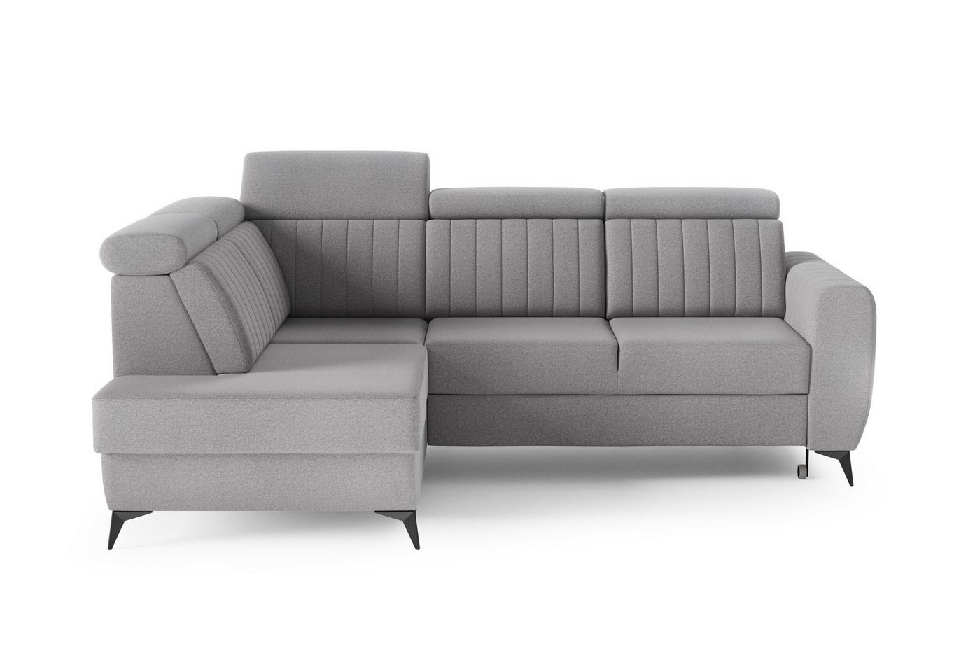 MOEBLO Ecksofa MOSTA II, Couch für Wohnzimmer, Schlafsofa Sofagarnitur Sofa Eckcouch L-Form Wohnlandschaft, Verstellbaren Kopfstützen- (BxHxT): 268x93/109x204 cm, mit Schlaffunktion und Bettkasten von MOEBLO