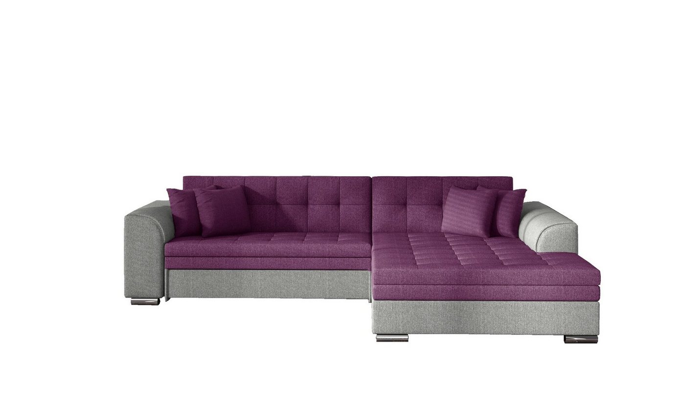 MOEBLO Ecksofa Moreno, Couch für Wohnzimmer, Schlafsofa Sofagarnitur Sofa Eckcouch L-Form Wohnlandschaft, mit Schlaffunkiton von MOEBLO