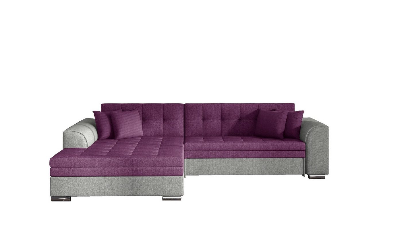 MOEBLO Ecksofa Moreno, Couch für Wohnzimmer, Schlafsofa Sofagarnitur Sofa Eckcouch L-Form Wohnlandschaft, mit Schlaffunkiton von MOEBLO