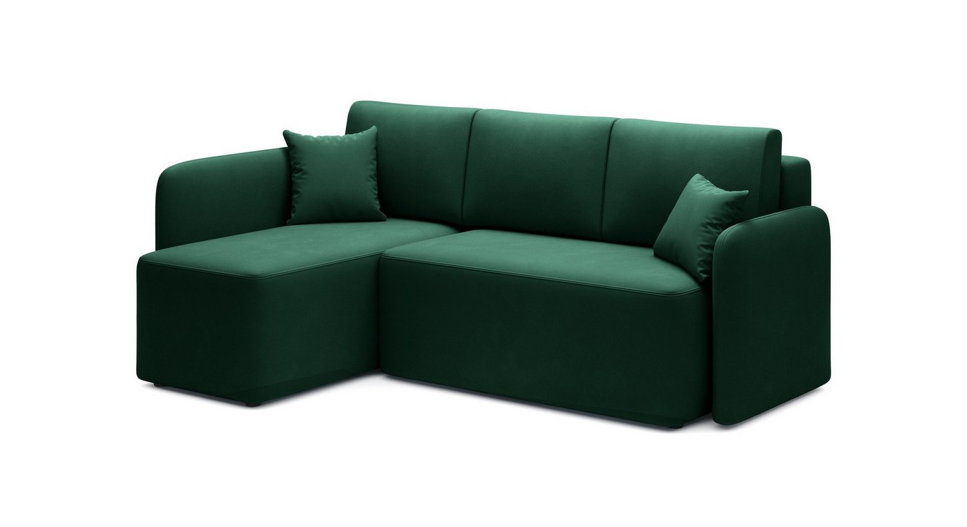 MOEBLO Ecksofa NEVRA, Modern, Eckcouch Wohnlandschaft Sofa mit Ottomane Eckgarnitur Polsterecke, mit Relaxfunktion, (BxHxT):206x89x150 cm von MOEBLO