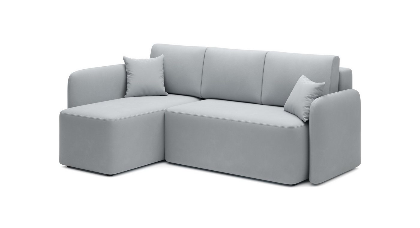 MOEBLO Ecksofa NEVRA, Modern, Eckcouch Wohnlandschaft Sofa mit Ottomane Eckgarnitur Polsterecke, mit Relaxfunktion, (BxHxT):206x89x150 cm von MOEBLO