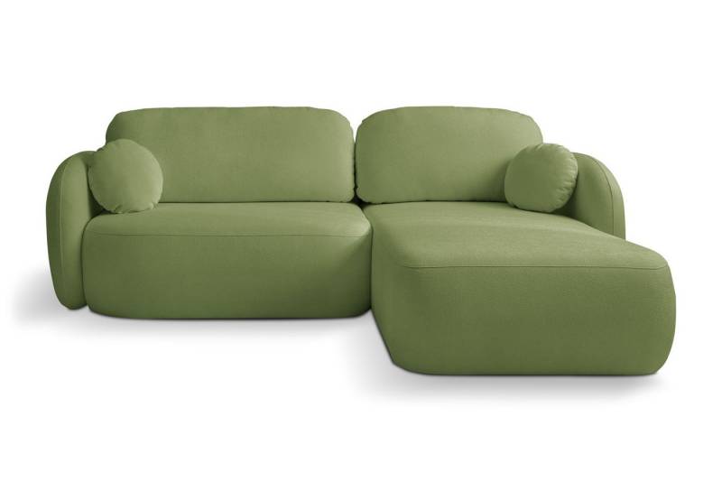 MOEBLO Ecksofa Olena, Stylvolles Design mit Rundungen, Schlaffunktion & praktischem Bettkasten für maximalen Komfort im Wohnzimmer, Eckcouch Wohnlandschaft Sofa mit Ottomane Eckgarnitur Polsterecke, (BxHxT): 248 x 86,5 x 174 cm MOEBLO Ecksofa Olena, Stylvolles Design mit Rundungen, Schlaffunktion & praktischem Bettkasten für maximalen Komfort im Wohnzimmer, Eckcouch Wohnlandschaft Sofa mit Ottomane Eckgarnitur Polsterecke, (BxHxT): 248 x 86,5 x 174 cm von MOEBLO