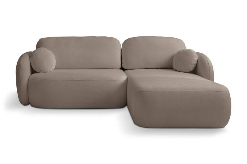 MOEBLO Ecksofa Olena, Stylvolles Design mit Rundungen, Schlaffunktion & praktischem Bettkasten für maximalen Komfort im Wohnzimmer, Eckcouch Wohnlandschaft Sofa mit Ottomane Eckgarnitur Polsterecke, (BxHxT): 248 x 86,5 x 174 cm MOEBLO Ecksofa Olena, Stylvolles Design mit Rundungen, Schlaffunktion & praktischem Bettkasten für maximalen Komfort im Wohnzimmer, Eckcouch Wohnlandschaft Sofa mit Ottomane Eckgarnitur Polsterecke, (BxHxT): 248 x 86,5 x 174 cm von MOEBLO