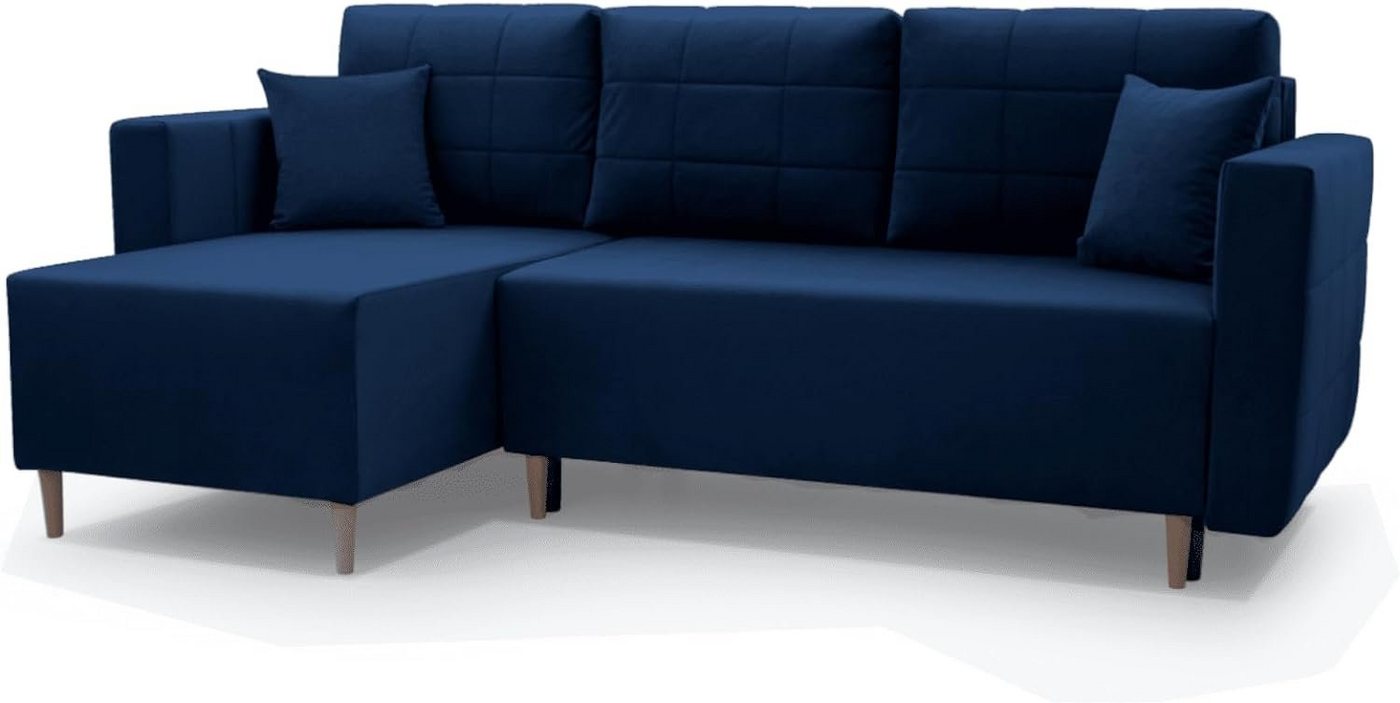 MOEBLO Ecksofa Santos, mit Schlaffunktion mit Bettkasten Eckcouch Wohnlandschaft Sofa mit Ottomane Eckgarnitur Polsterecke, (BxTxH):235x140x97cm, mit Relaxfunktion von MOEBLO